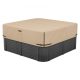 VEVOR kültéri jakuzzi takaró, 90x90x20 hüvelyk/2285x2285x508 mm Időjárásálló és vízálló jakuzzi takaróvédő, 600D strapabíró Oxford szövet és 950N szakítószilárdság, négyzet alakú jakuzzi takaró, barna