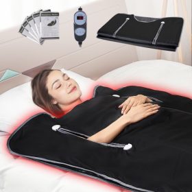  VEVOR szaunatakaró távoli infravörös fűtés karfuratokkal Detox Oxfordhoz 75x35in