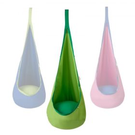   VEVOR Kids Pod Swing Seat függő függőágy szék LED-es fényfüzérekkel 120 lbs