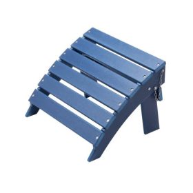   VEVOR Adirondack ottomán, 15,7 H x 18,9 Sz x 13 M hüvelykes HDPE műanyag összecsukható Adirondack ottomán, időjárásálló lábtartó Adirondack székhez, széles körben használható kültéri verandára, medencére, gyepre, hátsó udvarra, ké