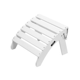   VEVOR Adirondack ottomán, 17,7H x 19,7SZ x 13,8M hüvelykes HDPE műanyag összecsukható Adirondack ottomán, időjárásálló lábtartó Adirondack székhez, széles körben használható kültéri verandára, medencéhez, gyephez, hátsó udvarhoz,