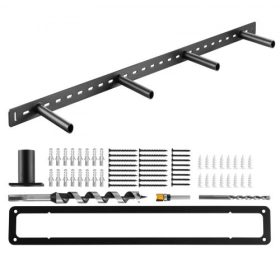   VEVOR lebegő polckonzol 1 csomag, 230 font/104 kg teherbírás, 43x6,2x1,5 hüvelyk / 1092,2x157,4x38,1 mm, nagy teherbírású rejtett polckonzolok tartója, falra szerelhető, láthatatlan lebegő polckonzol