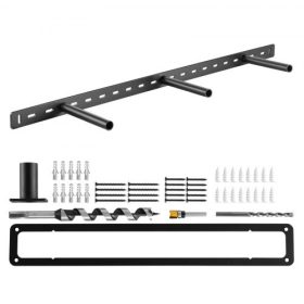   VEVOR lebegő polckonzol 1 csomag, 190 font/86 kg teherbírás, 34x6,2x1,5 hüvelyk / 863,6x157,4x38,1 mm, nagy teherbírású rejtett polckonzolok tartója, falra szerelhető, láthatatlan lebegő polckonzol