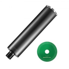   VEVOR magfúró, 10,8 cm-es nedves gyémánt magfúrók, 35,6 cm fúrási mélység betonmagfúró fűrészlappal, 3,2 cm-7 belső menet, lézerhegesztés, gyémánt nedves magfúró betonhoz, téglához