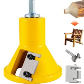   VEVOR csapvágó, 1,5" / 38 mm átmérőjű, prémium alumínium és acél rönkbútor-vágó, kettős egyenes pengével és gombos csavarokkal, otthoni mesterkészlet, kereskedelmi famegmunkáló szerszám otthoni kezdő barkácsoláshoz