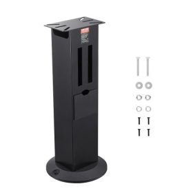   VEVOR asztali köszörűállvány, nagy teherbírású köszörű és satu állvány 28 x 17 cm-es rögzítőlappal, köszörűkorong-tároló rekeszekkel és öntöttvas talppal, a legtöbb asztali köszörűvel kompatibilis