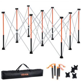   VEVOR hordozható összecsukható munkaállvány, 1264 x 1264 mm összecsukható munkapad, 1589 kg teherbírás, összeszerelést nem igényel, összecsukható munkaállvány tárolótáskával, asztallap NEM tartozék, garázsba, műhelybe, kültéri has