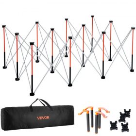   VEVOR hordozható összecsukható munkaállvány, 1865 x 1261 mm összecsukható munkapad, 2041 kg teherbírás, összeszerelést nem igényel, összecsukható munkaállvány tárolótáskával, asztallap NEM tartozék, garázsba, műhelybe, kültéri has