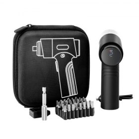   VEVOR elektromos csavarhúzó, 7 nyomatékbeállítás 0,5-5 Nm, 2500mAh akkumulátor, akkus csavarhúzó készlet 32 ​​db 1/4 hüvelykes bittel, digitális kijelzővel, LED lámpával, C típusú töltés, bútorok elektromos javításához