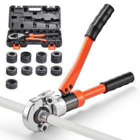   VEVOR hidraulikus cső krimpelő szerszám, multifunkcionális csőszerelvény krimpelő TH16 TH20 TH26 TH32 pofákkal PEX és alumínium-műanyag csövekhez, valamint V12 V15 V18 V22 V28 pofákkal rozsdamentes acél csövekhez