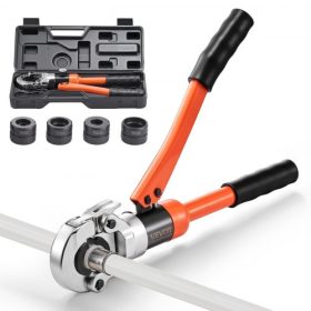   VEVOR hidraulikus cső krimpelő szerszám, PEX és alumínium-műanyag csőszerelvények krimpelő TH16 TH20 TH26 TH32 pofákkal és hordtáskával, préskrimpelő szerszámkészlet vízvezeték-javításokhoz és telepítésekhez