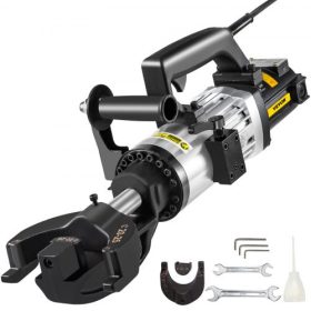   VEVOR Elektromos Hidraulikus Betonacél Hajlító, 1500 W-os Hordozható Betonacél Hajlító Gép, Akár 1 Hüvelykes #8 (10-25 mm) Betonacél Hajlítása 4 Másodpercen belül, Nagy Teljesítményű Acél Betonacél Hajlító Szerszámtáskával Olajkan