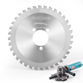   VEVOR betonacél vágópengék csere elektromos betonacél vágófűrészhez, 36 fogú, nagy keménységű, hőkezelt acél, cermet hegyű penge, gyors vágás alumíniumhoz és rézcsőhöz is, tengely 34 mm/ 1-11/32 hüvelyk