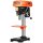 VEVOR 203,2 mm-es asztali fúrógép, 500 W-os indukciós motorral, asztali fúrógép 500 / 890 / 1400 / 1900 / 2500 fordulat/perc állítható sebességgel, 0-45°-ban dönthető munkaasztal, LED munkalámpa, fa és fém megmunkálásához
