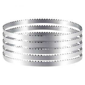   VEVOR szalagfűrészlap, 1832 mm hosszú, 4 TPI szalagfűrészlap 18 HRC edzett éles fogakkal, SK5 nagy szilárdságú szénacél, 12,7 mm széles, a főbb famegmunkáló szalagfűrész márkák cseréje, 1 csomag