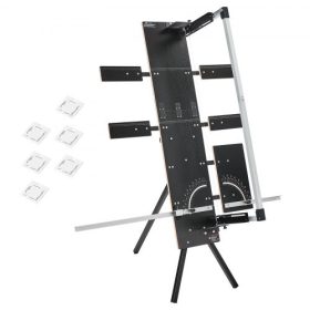   VEVOR forró drótos habvágó, 200 W-os szabadon álló hungarocell vágó 6 db nikkel-króm fűtőszállal, professzionális elektromos vágószerszám, max. 1150 mm-es vágási hosszal habhoz, szivacshoz, KT kartonhoz