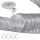 VEVOR 10,2 cm x 609,6 cm porgyűjtő tömlő vastagított PVC flexibilis átlátszó tömlő