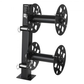   VEVOR nagy teherbírású dupla hegesztőkábel-dob, hegesztőkábel-kábeldobok 45,7 m (50 mm²) és 38 m (70 mm²) kábelhez, porszórt acéldob rögzítőcsappal, teherautókhoz, flottakarbantartáshoz, munkaterületekhez