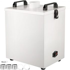   VEVOR tiszta levegős füstelszívó 80 W-os füstlégtisztító 180 m³/h légmennyiségű légtisztító 220 V 99,97% hordozható füstelszívó 58 dBA alacsony zajszintű füsttisztító CNC lézergravírozó géphez