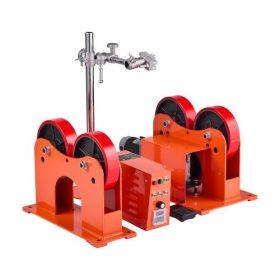   VEVOR forgatógörgős összekötő görgő, 1000 kg teherbírás, 50-600 mm átmérő állítható, PU görgők, csőtartály forgatógörgős összekötő görgő forgó hegesztőpozícionáló, hegesztőberendezések támogatásához