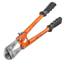   VEVOR csavarvágó, 14"-es zárvágó, két anyagból készült fogantyú puha gumi markolattal, króm-molibdénötvözet acél penge, nagy teherbírású csavarvágó rudak, csavarok, vezetékek, kábelek, szegecsek és láncok számára
