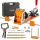 VEVOR Pocket Hole Jig Kit, 34 db Zseblyuk-rácsrendszer 11"-es C-bilincssel, Rögzítés, Lépcsős fúrók, Kulcsok, Fúróütköző gyűrűk, Négyzet alakú meghajtó bitek, Szerszámosláda, Barkács asztalos munkákhoz, Állítható