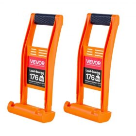  VEVOR gipszkarton szállító, 2 db-os rétegelt lemez szállító fogantyúval, ABS műanyag panel szállító eszköz 79,8 kg teherbírással, emelő és hordozó panelmozgató rétegelt lemezhez, gipszkartonhoz, forgácslaphoz, edzett üveghez