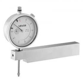   VEVOR fém talpú mérőórás mérőóra, 0,03 mm pontosság, 0-25,4 mm tartomány, könnyen leolvasható nagyméretű mérőóra, professzionális keskeny területek mérésére, ipari megmunkáláshoz és ellenőrzéshez, precíziós teszteléshez