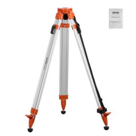   VEVOR lézeres szintező állvány, 5/8"-11 menetes rögzítés, 16,53-65,55 hüvelykes magasságállítás, nagy teherbírású felmérő állvány építési lézeres szintező szkennerhez, behúzható lábak, csúszásgátló talpak, professzionális
