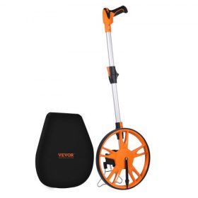   VEVOR mérőkerék 317 mm-es Road Runner távolságmérő teleszkópos nyéllel és háti táskával