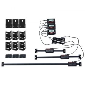   VEVOR digitális kijelző 15,2 cm és 30,5 cm és 61 cm lineáris skála 3 tengelyes DRO kijelző készlet