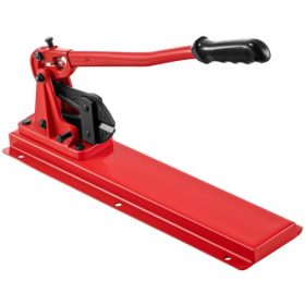   VEVOR 24"-os asztali típusú kézi krimpelő, vágási kapacitás 3/8"-os csavarvágó, asztali típusú, keménység 35-45 HRC, asztali drótkötél krimpelő, piros krimpelőgép krimpeléshez és vágáshoz, karos asztali krimpelő