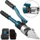 VEVOR hidraulikus karimaszéthúzó 8T Kézi hidraulikus karimaszéthúzó Integrált osztott típusú 30 mm-es karimaék 9 mm/0,35 hüvelykes hegyű vastagsághatároló üzembe helyezéshez és szétszereléshez