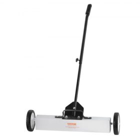   VEVOR 22,7 kg-os guruló mágneses seprőgép kerekekkel, tolós mágneses felszedő seprőgép, 74 cm-es nagy mágneses felszedő gyepseprő teleszkópos nyéllel, műhely és garázs udvarának egyszerű takarítása