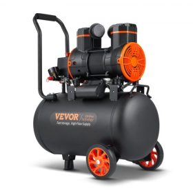  VEVOR Kompresszor Légkompresszor 9,3 Gallon 1800 W 5,12 Cfm@ 90 Psi 70 Db Ultra Csendes Olajmentes