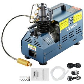   VEVOR nagynyomású kompresszor, 4500PSI/30MPA nagynyomású légkompresszor, 1800 W 220 V automatikus nyomáscsökkentő légpuska kompresszor, alkalmas paintball légpuskához, PCP puskához, búvárpalackhoz