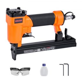   VEVOR pneumatikus tűzőgép, 22-es méretű pneumatikus kárpittűző 71-es sorozatú finom dróttűkhöz, 9,1 mm-es korona, 4–16 mm hosszúság, 70–110 PSI nyomású légtűző famegmunkáláshoz, kárpitozáshoz, barkácsoláshoz