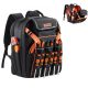 VEVOR szerszámos hátizsák, 45 zseb, strapabíró szerszámtároló-szervező munkatáskák laptop rekesszel és megerősített szövettalppal, villanyszerelő munkaterületi hátizsák villanyszerelőknek, szerelőknek