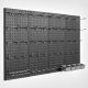 VEVOR fém perforált fali panelek, 24 "x 12" perforált fali panel, 4 panel, nagy teherbírású perforált fali szervező kiegészítőkkel, nappali garázs szerszámtároló irodai szervezéshez kézműves szobába, konyhába, otthonra, fekete