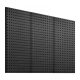 VEVOR fém perforált fali panelek, 24 "x 12" perforált fali panel, 3 panel, nagy teherbírású acél perforált fali rendező, nappali garázs szerszámtároló munkapad irodai szervezéshez kézműves szoba konyha otthon, fekete