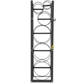   VEVOR hűtőközeg tartályállvány 3x30 font és további 3 helytakarékos palacktartóval, palacktartály állvány 46x13x4 hüvelykes, hűtőközeg palacktartó gázpalack állványok és tartók, gáz oxigén nitrogén tárolására