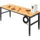 VEVOR állítható magasságú munkapad 61"L x 20"W munkaasztal konnektorral