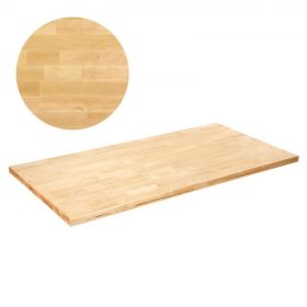   VEVOR fa asztallap, 47,2" x 29,5" x 1,5", 330 font teherbírás, univerzális tömör, egy darabból álló juharfa asztallap állítható magasságú elektromos álló asztalkerethez, téglalap alakú pult otthoni irodába