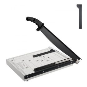   VEVOR papírvágó, guillotine vágó, 15"-os vágási hossz, 16 lapos kapacitás, nagy teherbírású guillotine papírvágó védőkorláttal/pengezárral kartonpapírhoz/kartonhoz, papírvágó otthoni irodai iskolához