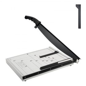   VEVOR papírvágó, guillotine vágó, 18"-os vágási hossz, 20 lapos kapacitás, nagy teherbírású guillotine papírvágó védőkorláttal/pengezárral kartonpapírhoz/kartonhoz, papírvágó otthoni irodai iskolához