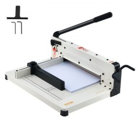   VEVOR papírvágó 12" A4 Guillotine papírvágó 400 lapos kapacitású fém talp