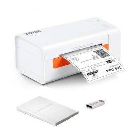   VEVOR hőcímkenyomtató, 4x6 címkenyomtató, hőcímke-készítő automatikus címkefelismeréssel, Windows/MacOS/Linux támogatás, Amazon, eBay, Etsy, UPS stb. kompatibilis