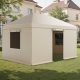VEVOR téli pavilontakaró 3,08 x 4,39 m-es keménytetős pavilonokhoz, minden időjárási körülményre alkalmas pavilontakaró oldalfalakkal és ablakokkal, nagy sűrűségű PE anyagból, zárt tárolófedél, pavilonok nem tartozékok