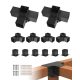 VEVOR Pergola Készlet, 4x4 hüvelykes pergola konzolok 92 x 92 mm-es fa gerendákhoz valós méretben, 3 irányú (4 db) és 4 irányú (2 db) pavilon konzolok 6 oszlopos talppal, kültéri pergolákhoz, pavilonokhoz, fészerekhez
