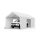 VEVOR autóbeálló, 10 x 20 lábas kültéri autóponyva, ivóvízzel működő autóbeálló levehető oldalfalakkal és ajtóval, nagy teherbírású autóház, UV-álló és vízálló, egész évszakos védelem autóhoz, hajóhoz, fehér